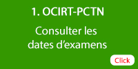 Dates des examens pour le diplôme de cafetier