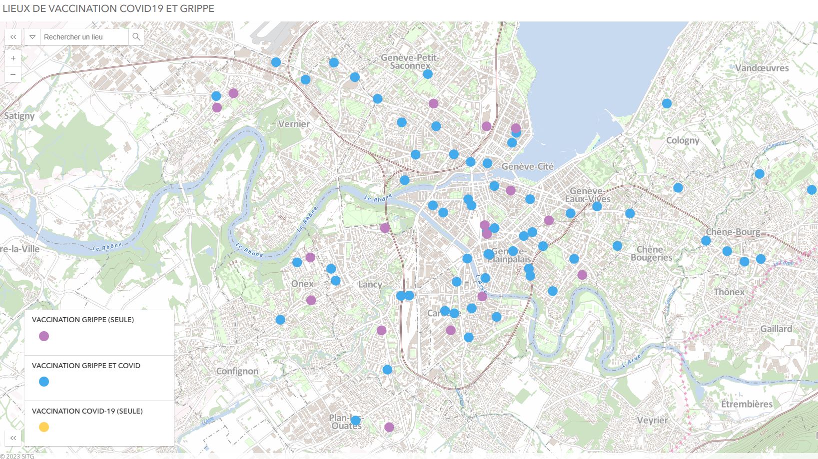 Cliquer pour activer la carte des lieux de vaccination