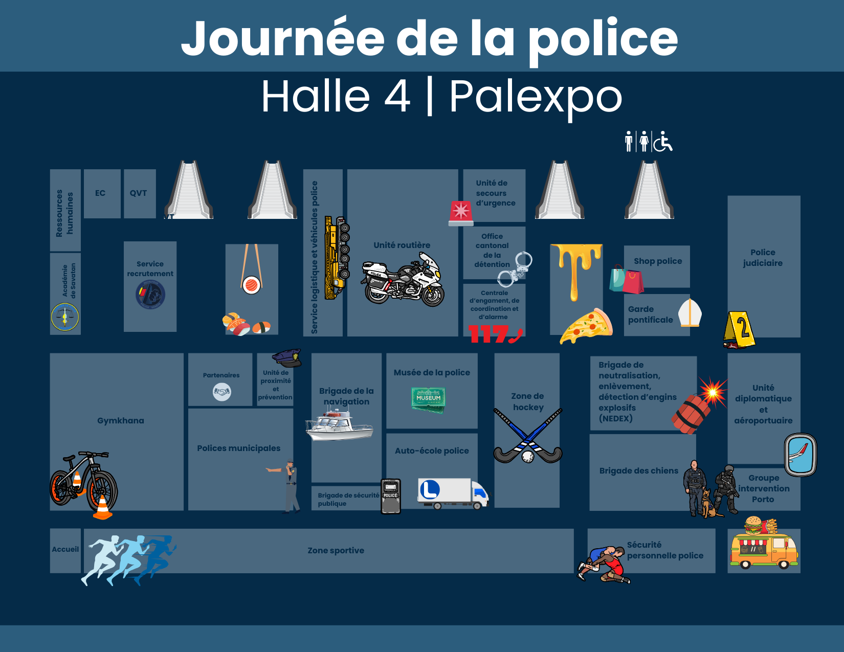 Map de la journée