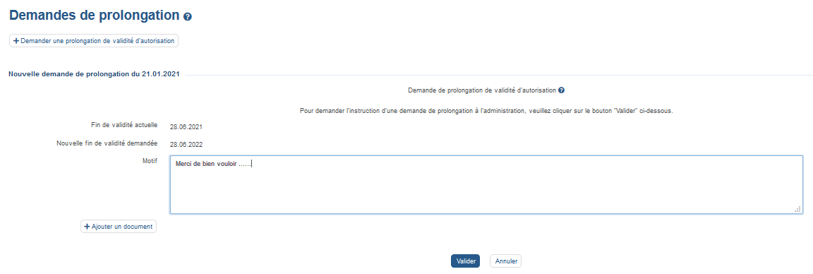 Motif de prolongation