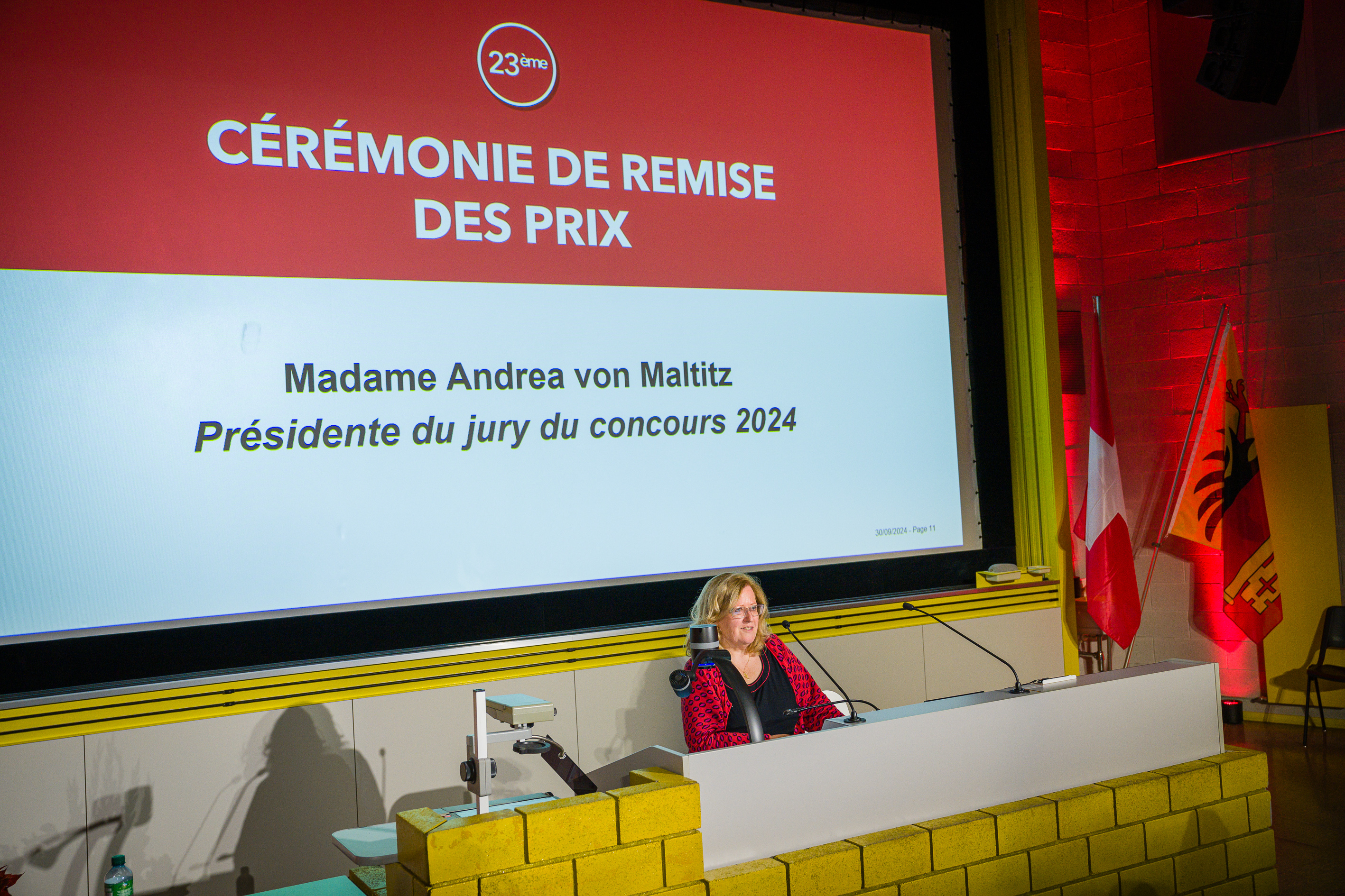 Allocution de Mme Andrea von Maltitz, présidente du jury du concours 2024