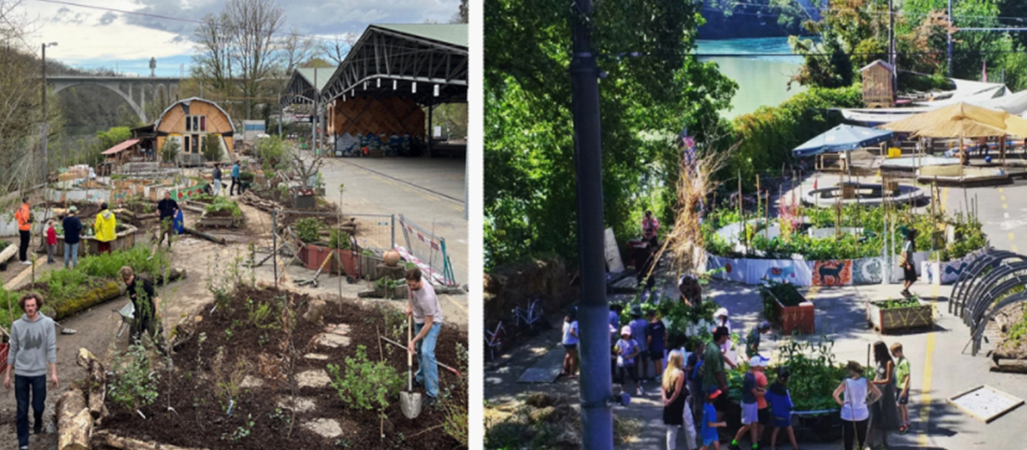 Figure 1: les jardins de la jonction développent les espaces plantés de manière collective © Jardins de la Jonction