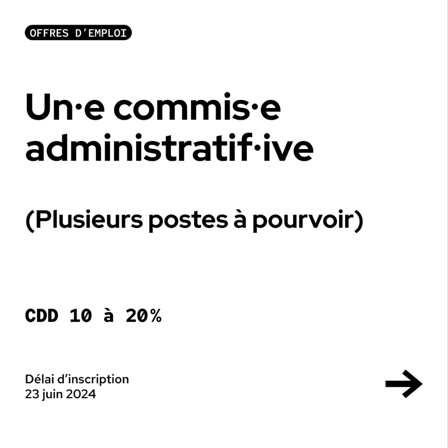 Commis-e administratif-ive
