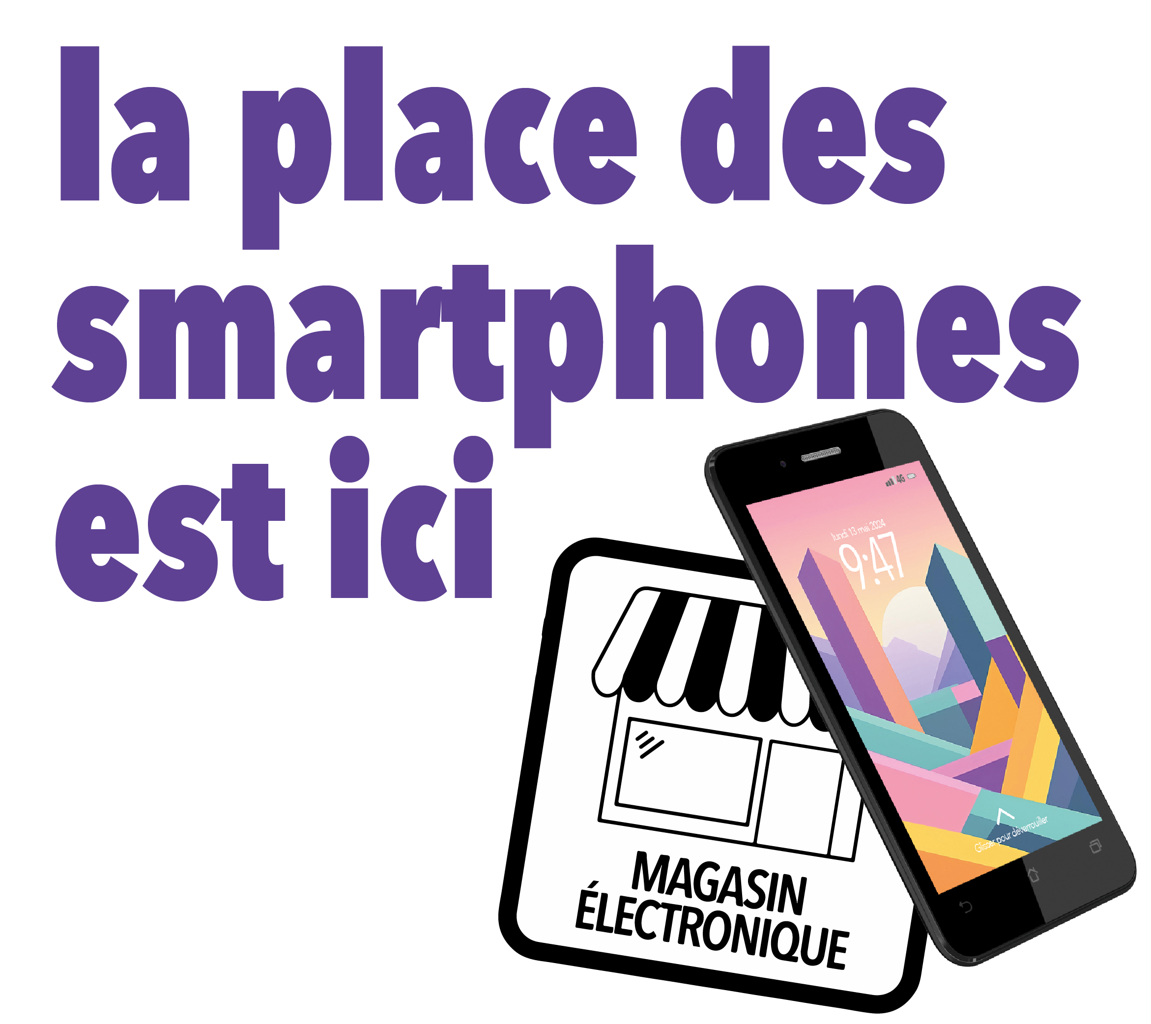 place du smartphone