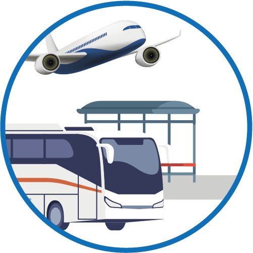 image bus et avion