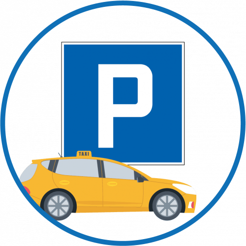 image stationnement des taxis