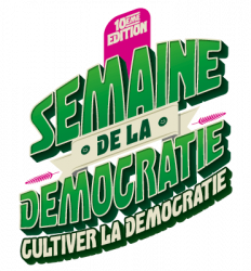 Logo de la Semaine de la démocratie 2024