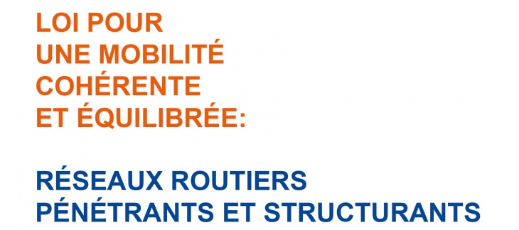 LMCE: Réseaux routiers pénétrants et structurants LMCE: Réseaux routiers pénétrants et structurants