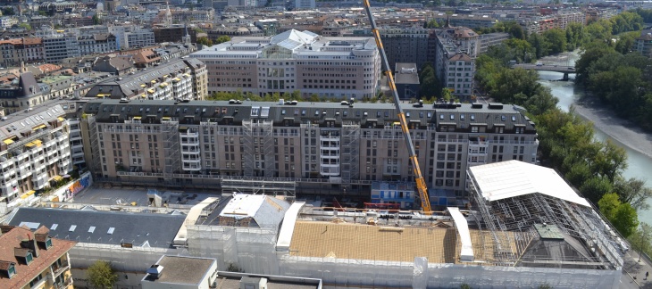 Nouvel Hôtel des archives d'Etat - vue du ciel